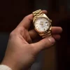 228238 DAY-DATE 40MM PRESIDENT 18K YELLOW GOLD SILVER ROMAN DIAL - Görüntü 9