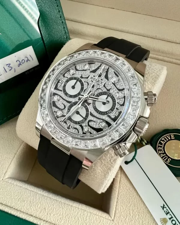 Daytona 116589TBR "Eye of the Tiger" White Gold UNWORN - 图片 13